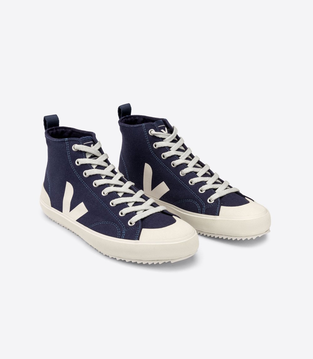 Veja Trainers Mens Blue - Nova Ht Canvas - ZTQJ-05623